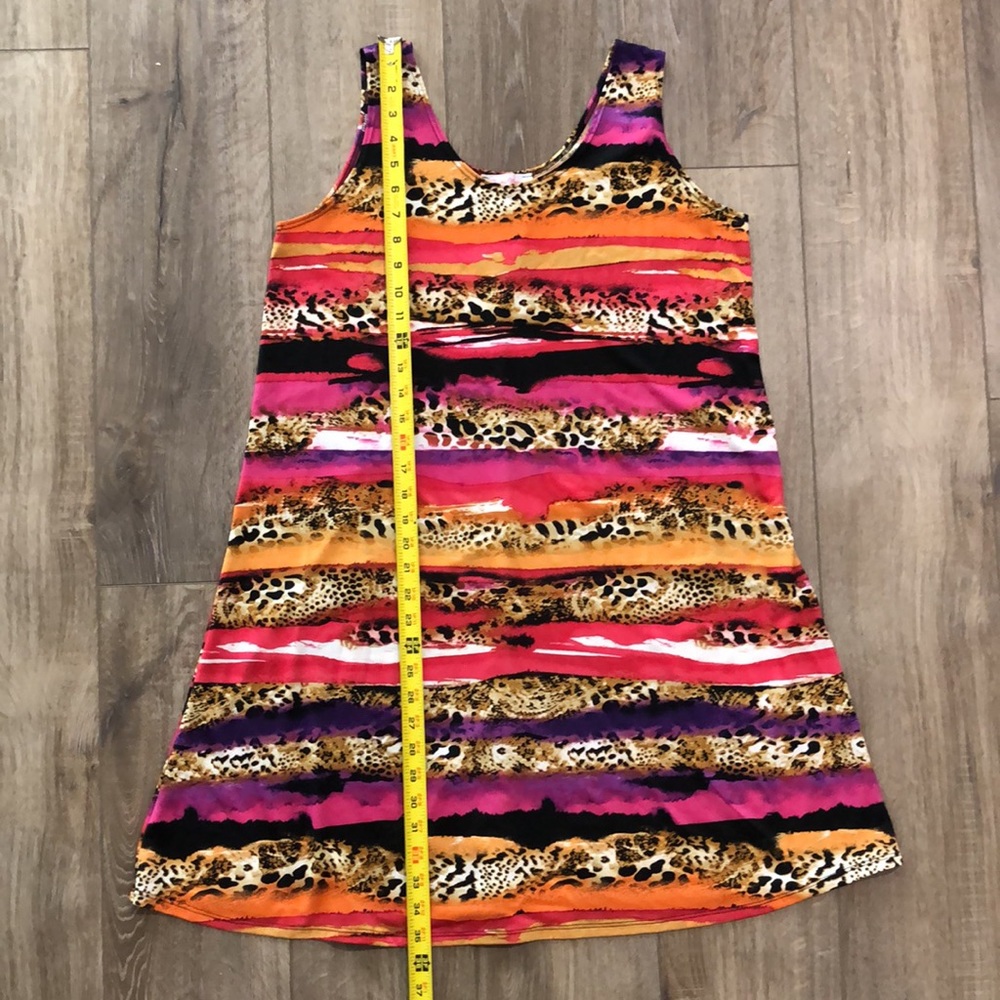 Worn once! - PRETTY WOMAN Patterned Sleeveless Mini Dress - Picture 5 of 5